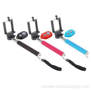 Monopod with Phone Holder, Compatible with iOS and Android Dual System, Various Colors are Available